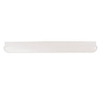 Cloud 36 in. 1-Light White Integrated LED Linear Puff Semi-Flush Mount
