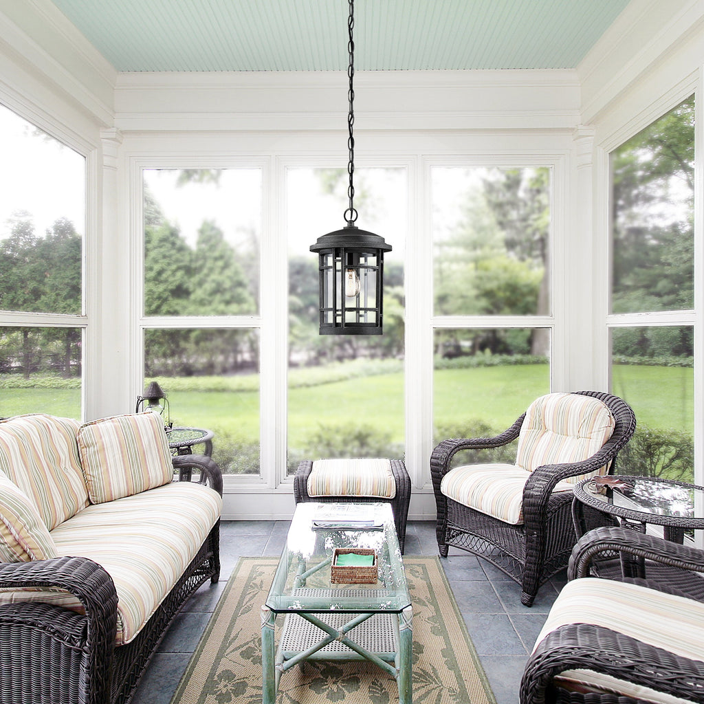 Barrister 1 Light Outdoor Hanging Lantern