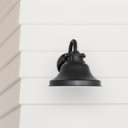 Bayport 8.5 in. Bronze 1-Light Dark Sky Outdoor Hardwired Wall Light Lantern Porch Sconce No Bulbs Included