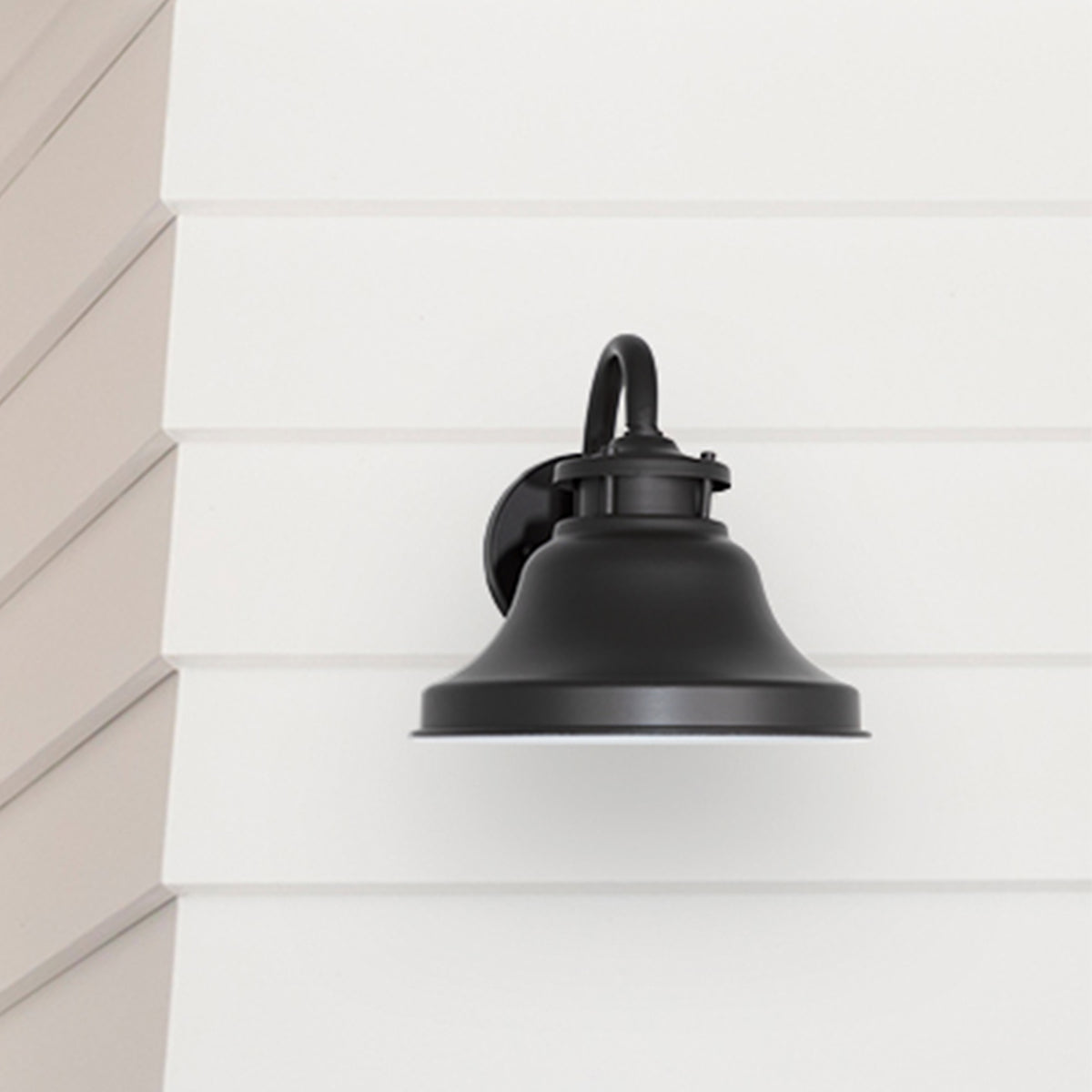 Bayport 8.5 in. Bronze 1-Light Dark Sky Outdoor Hardwired Wall Light Lantern Porch Sconce No Bulbs Included