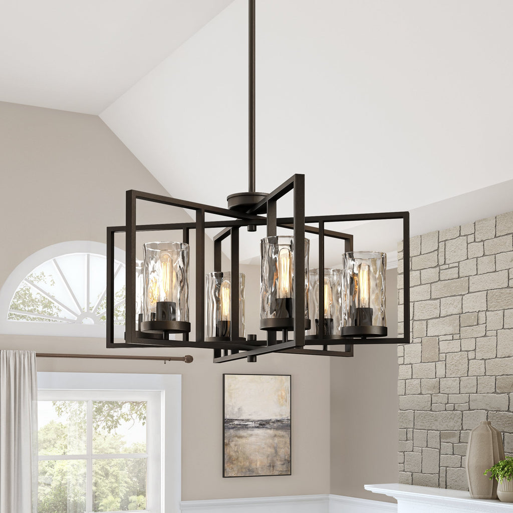 Elements 6 Light Chandelier