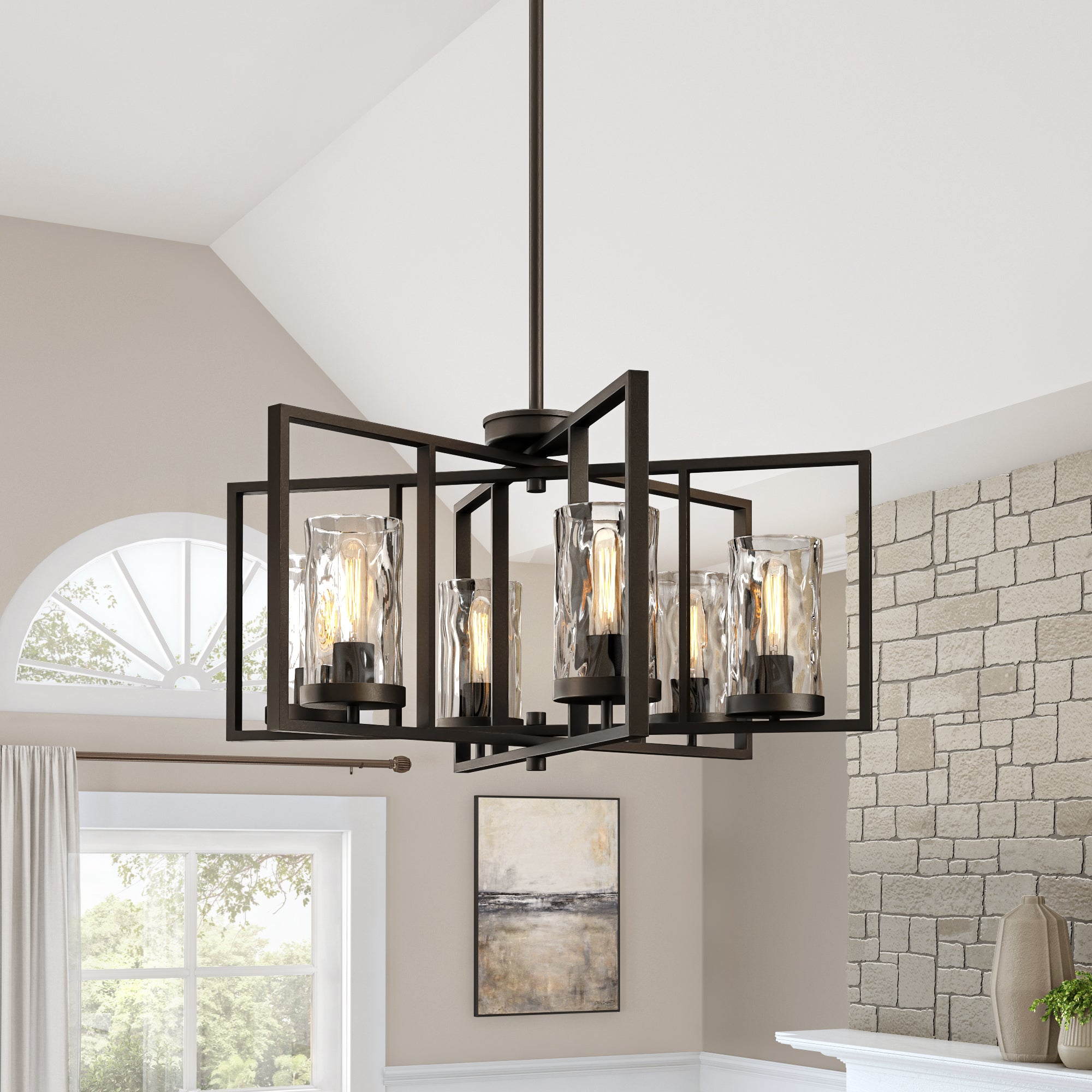 Elements 6 Light Chandelier