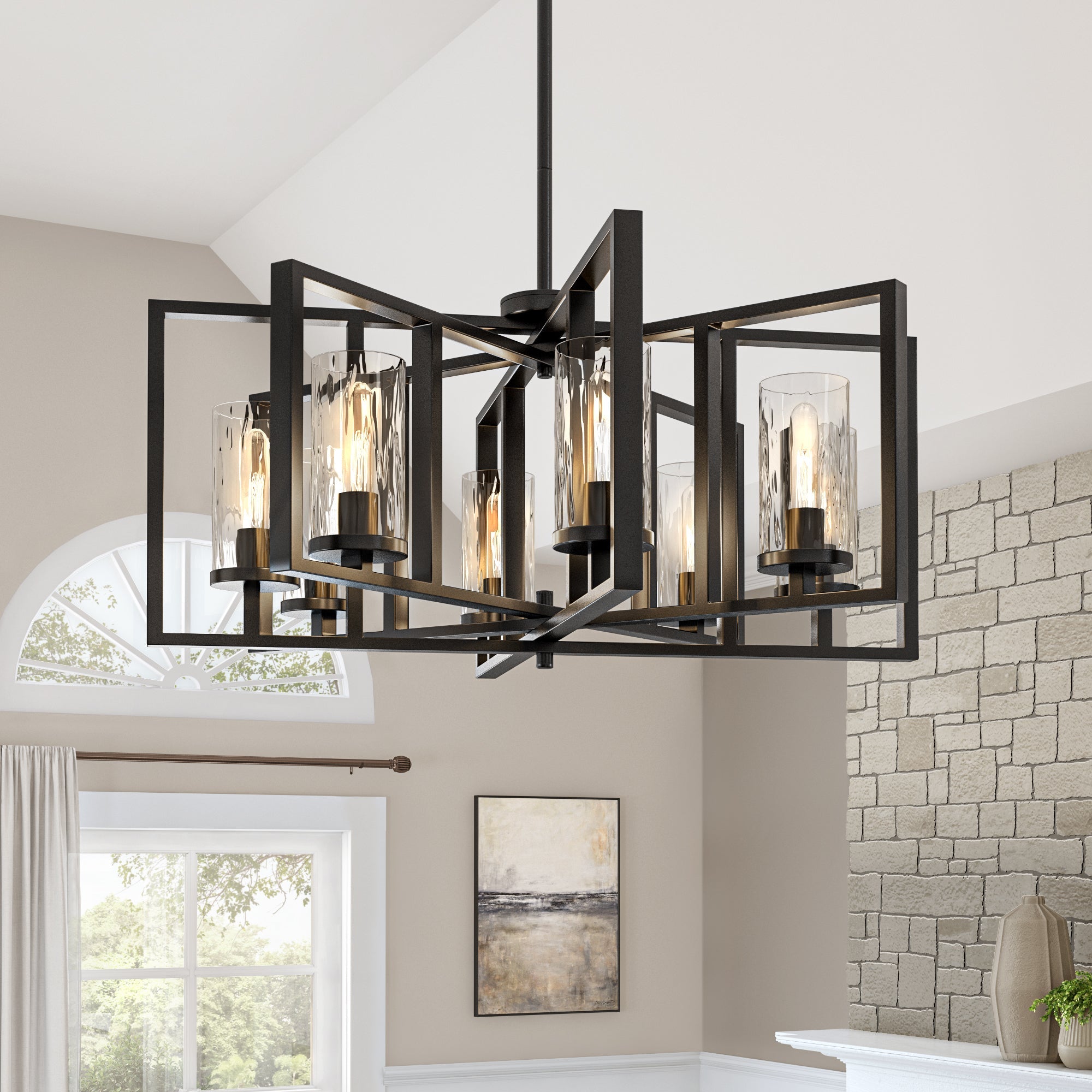 Elements 8 Light Chandelier