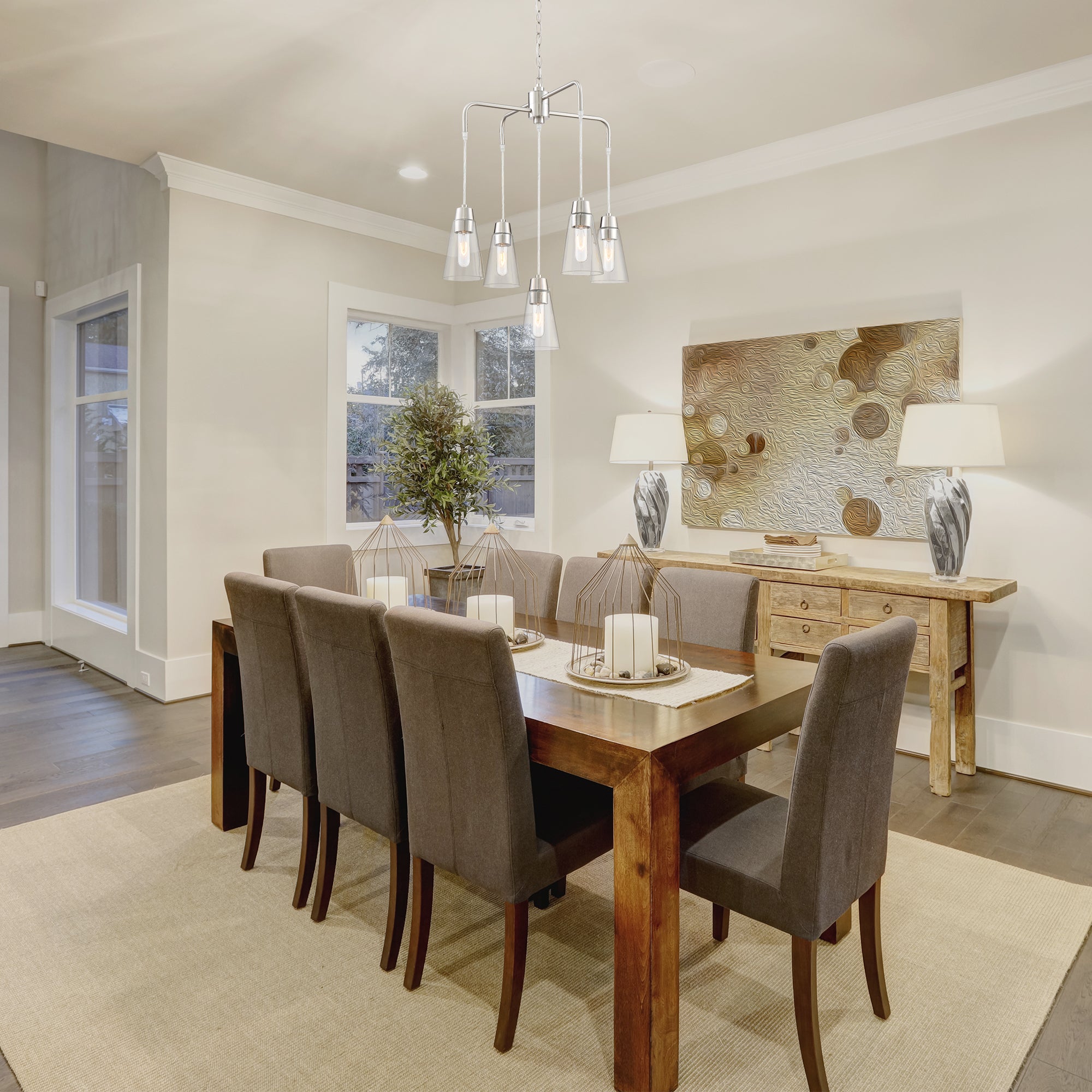 Echo 5 Light Chandelier