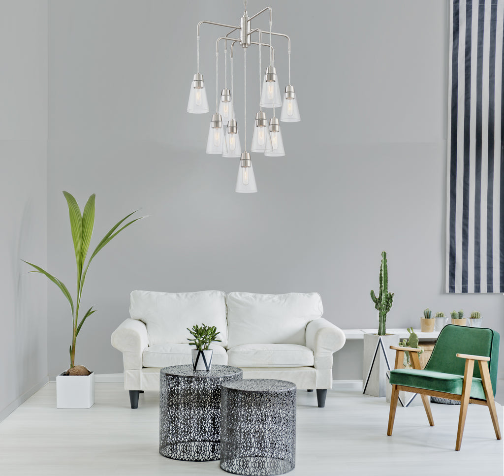 Echo 9 Light Chandelier