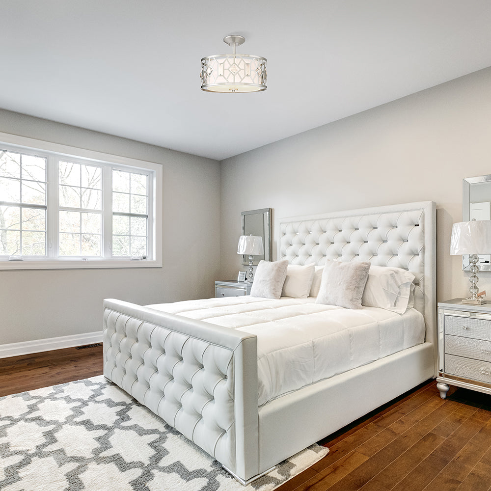 Brentwood  2 Light Semi-Flush