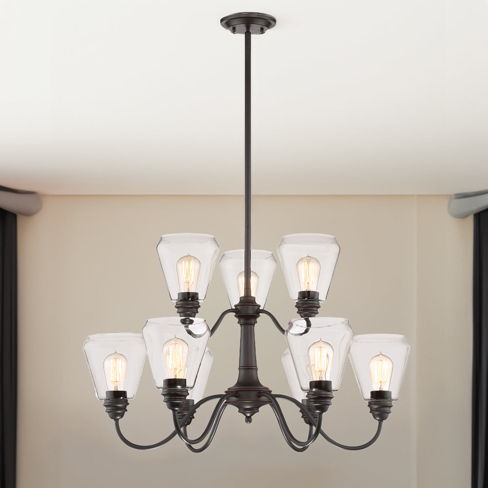 Foundry 9 Light Chandelier