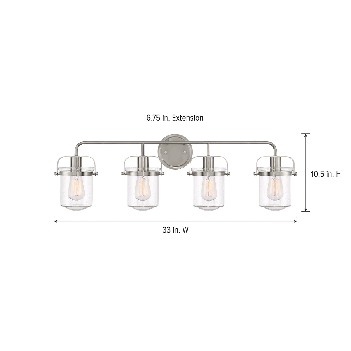 Jaxon 4 Light Bath Bar