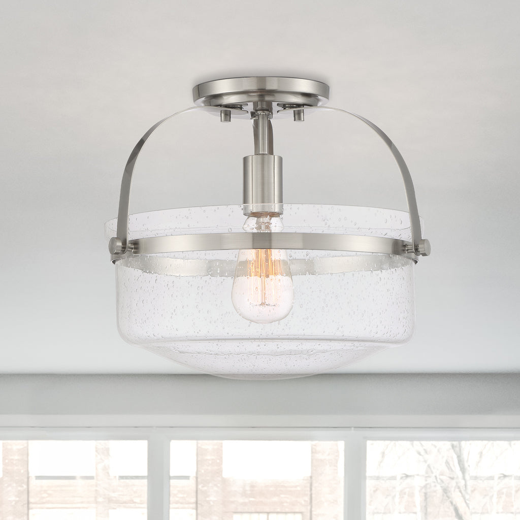 Jaxon 1 Light Semi Flushmount
