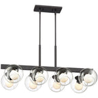 Meridian 8 Light Linear Chandelier