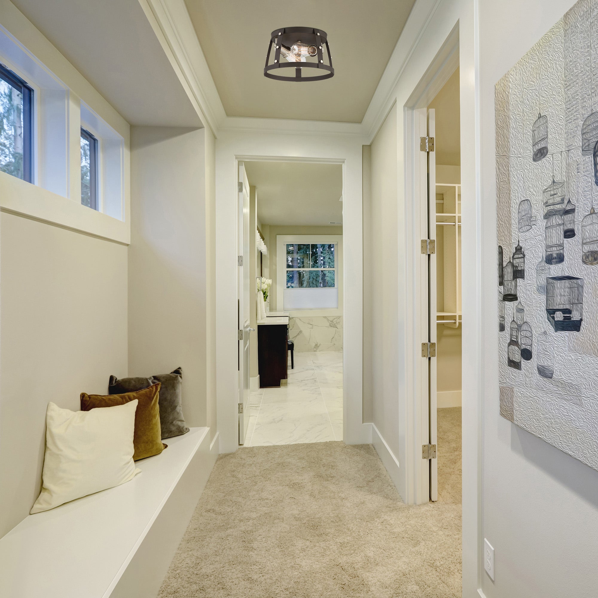 Presidio 2 Light Flush Mount