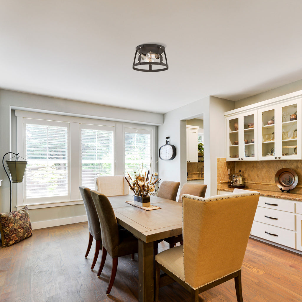 Presidio 2 Light Flush Mount