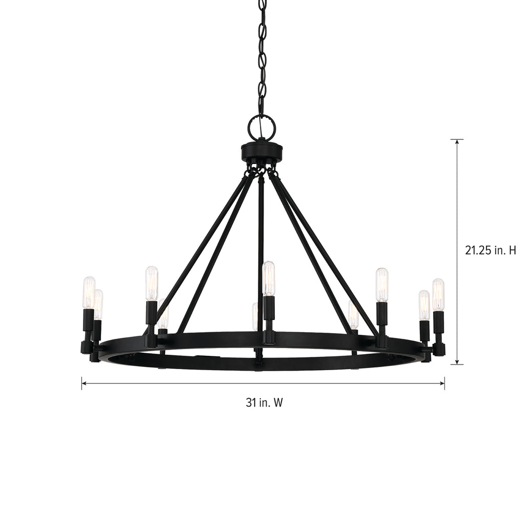 Fiora 10 Light Chandelier
