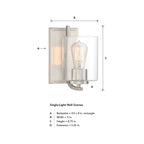 Liam 1 Light Wall Sconce