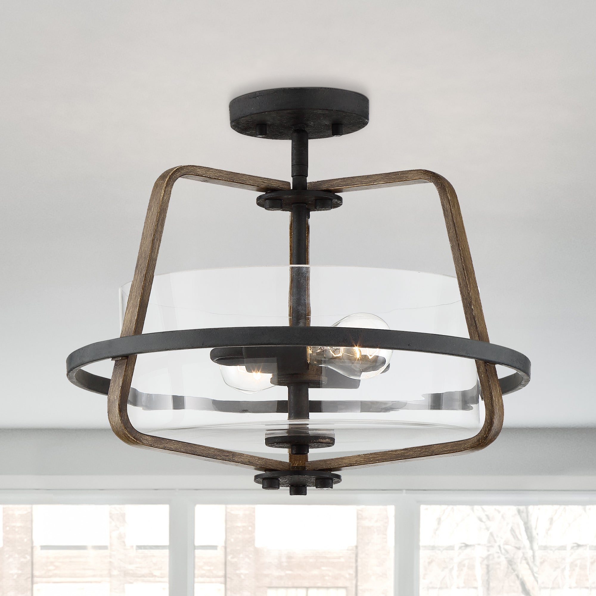 Ryder 2 Light Semi-Flushmount