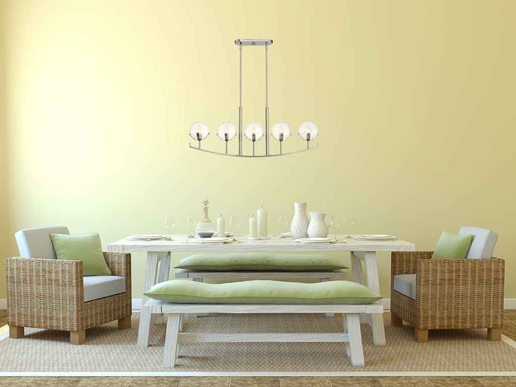 Spyglass 5 Light Island Chandelier
