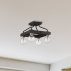 Ravella 4 Light Semi-Flushmount