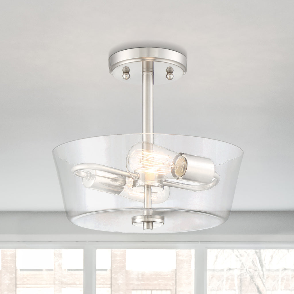 Westin 2 Light Semi Flushmount