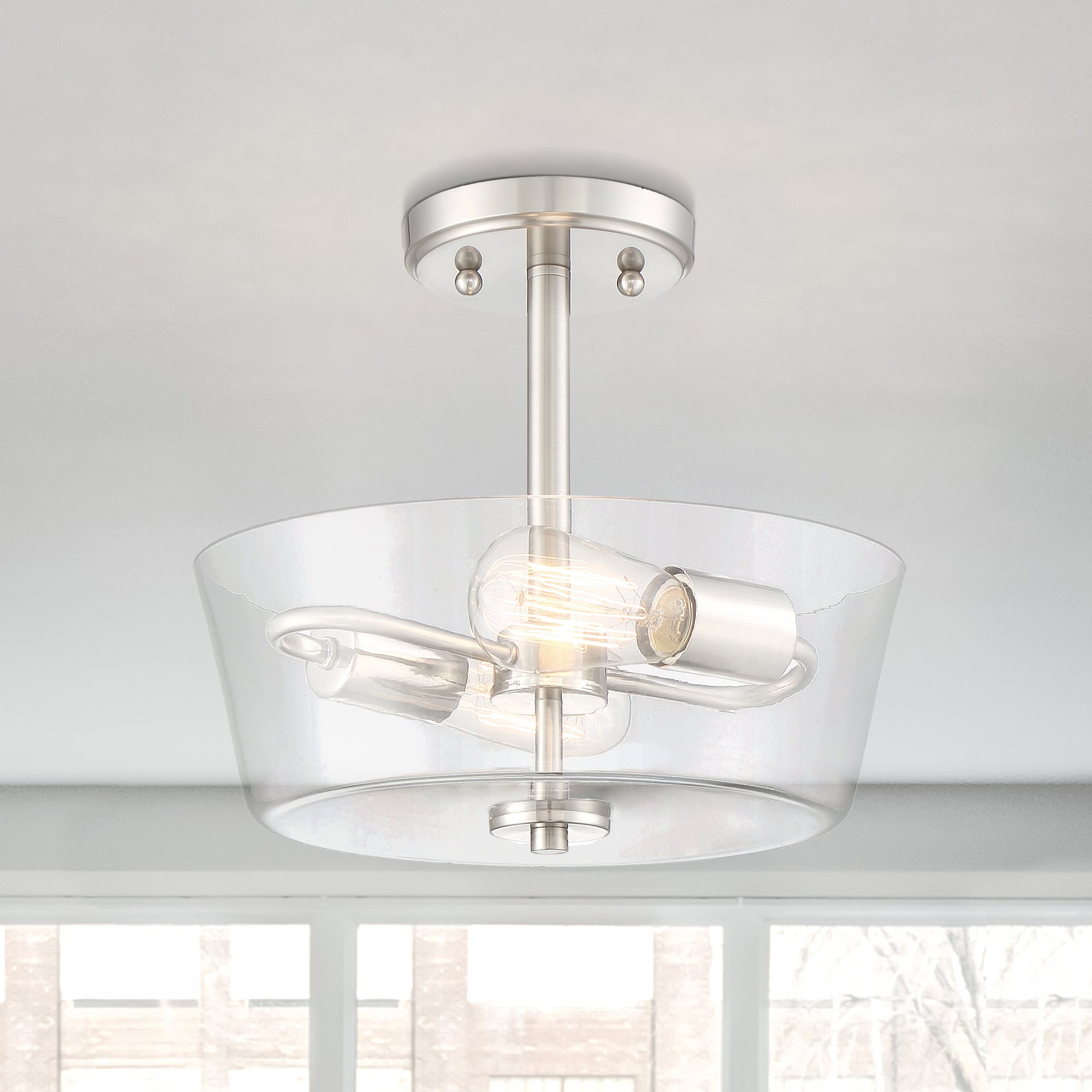 Westin 2 Light Semi Flushmount