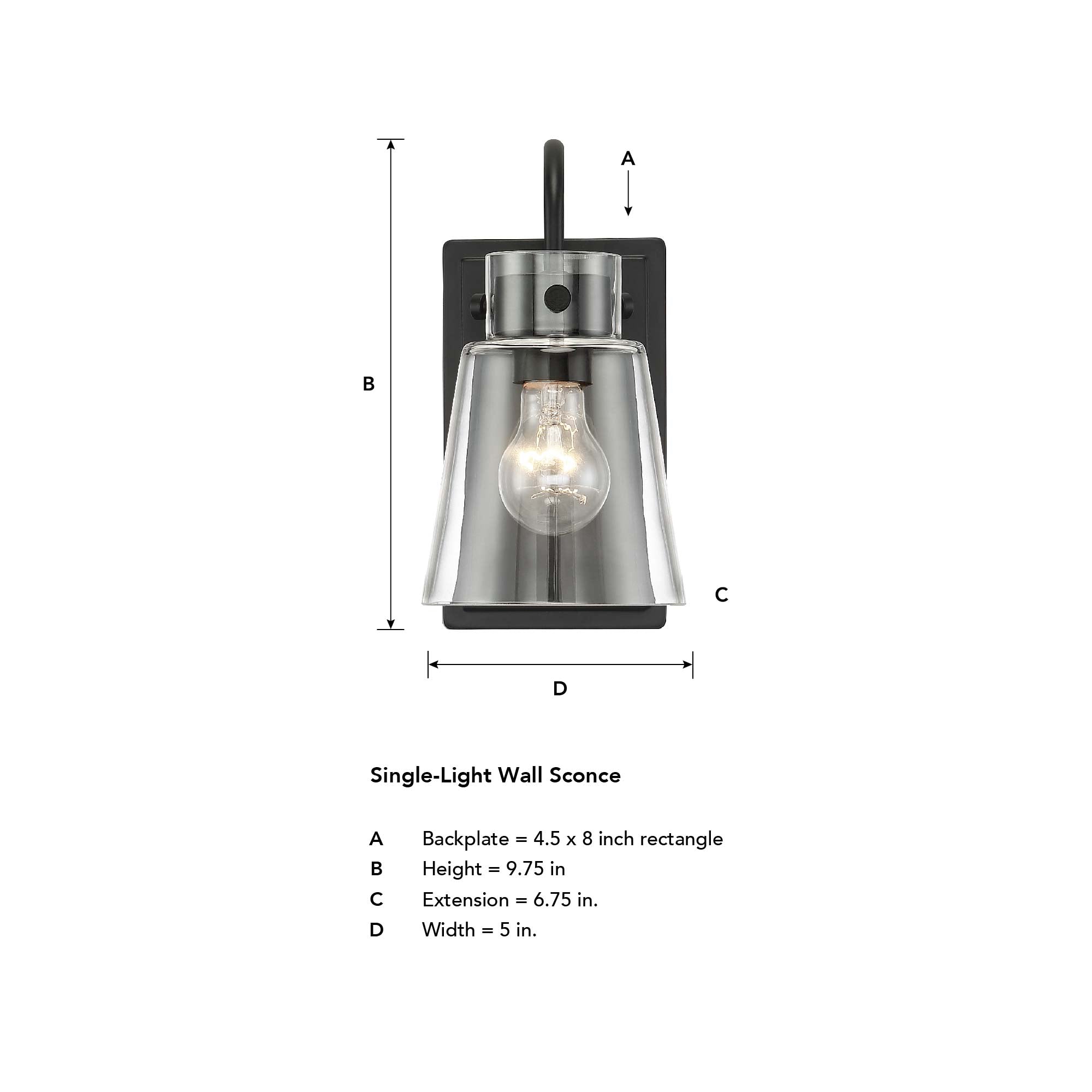 Inwood 1 Light Wall Sconce