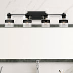 Midnight LA 4 Light Vanity