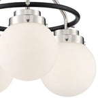 3 Light Semi Flush