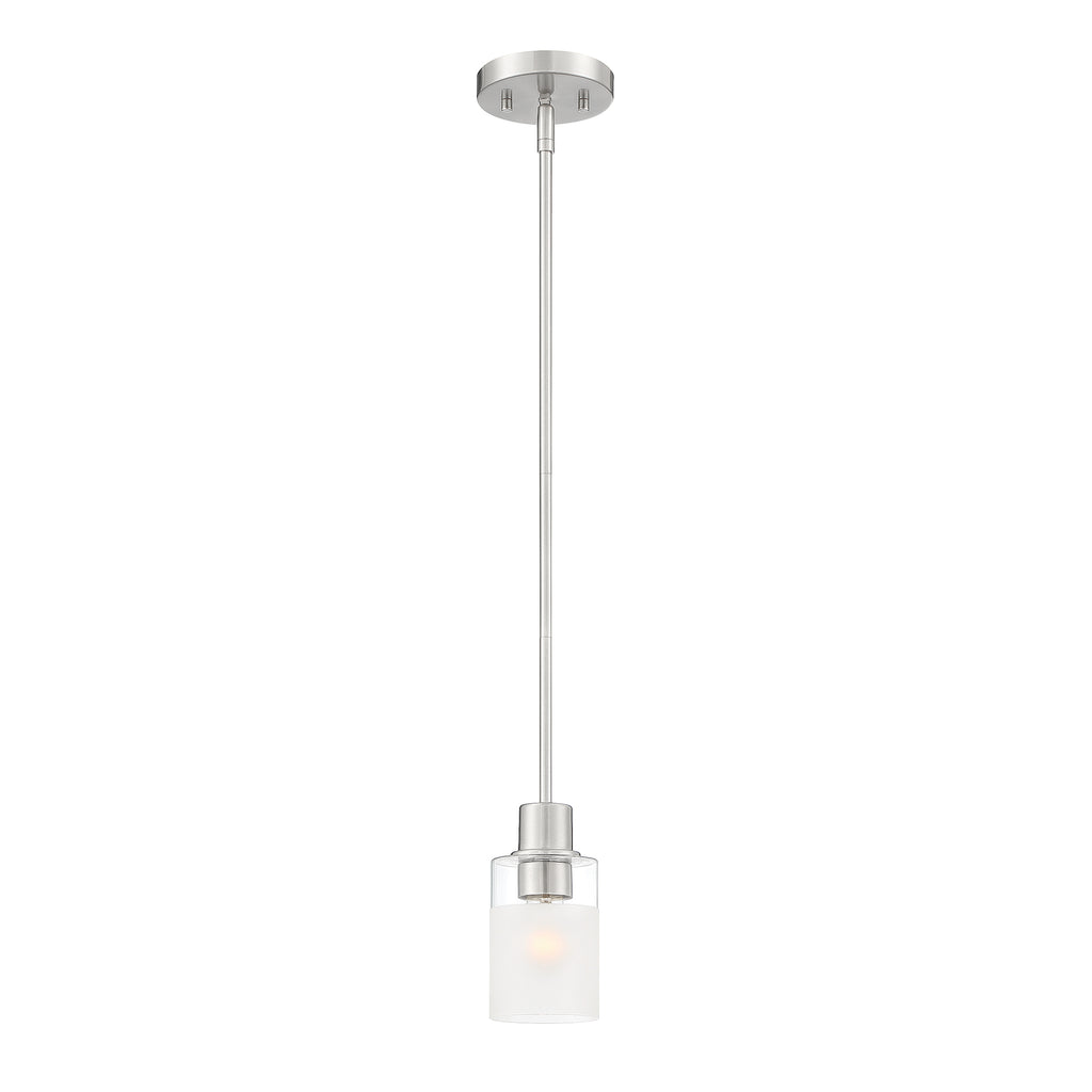 Cedar Lane 1 -Light Brushed Nickel Pendant