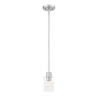 Cedar Lane 1 -Light Brushed Nickel Pendant