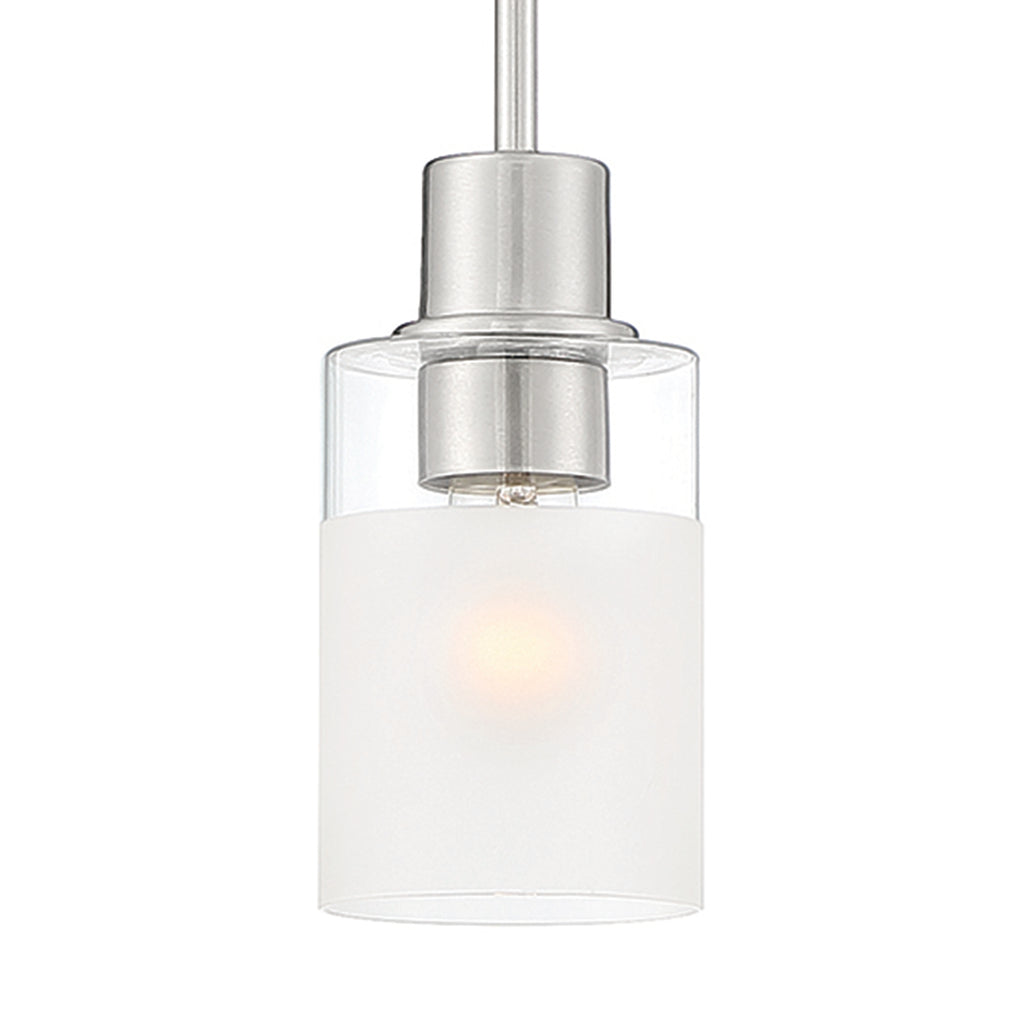 Cedar Lane 1 -Light Brushed Nickel Pendant