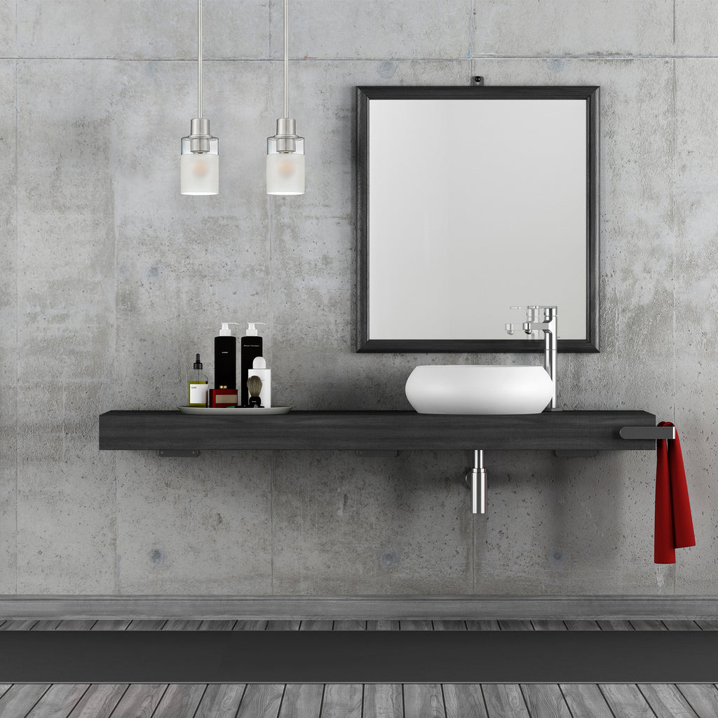 Cedar Lane 1 -Light Brushed Nickel Pendant