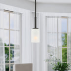 Carmine 1 -Light Matte Black Pendant