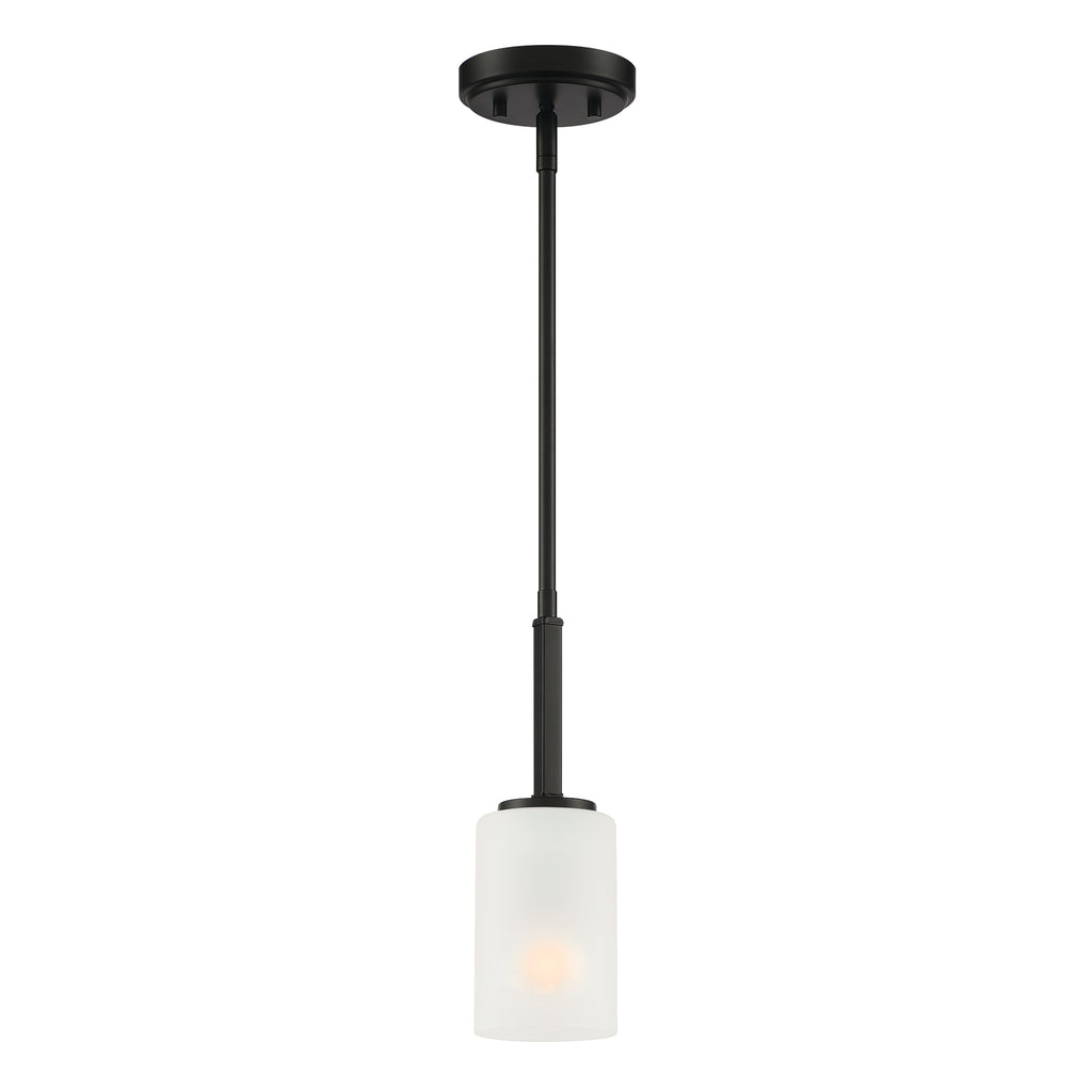 Carmine 1 -Light Matte Black Pendant