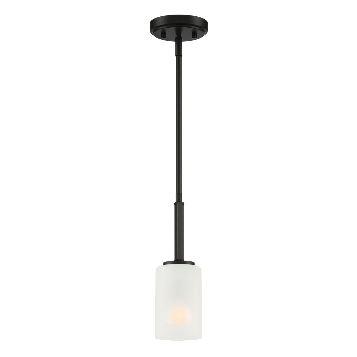 Carmine 1 -Light Matte Black Pendant