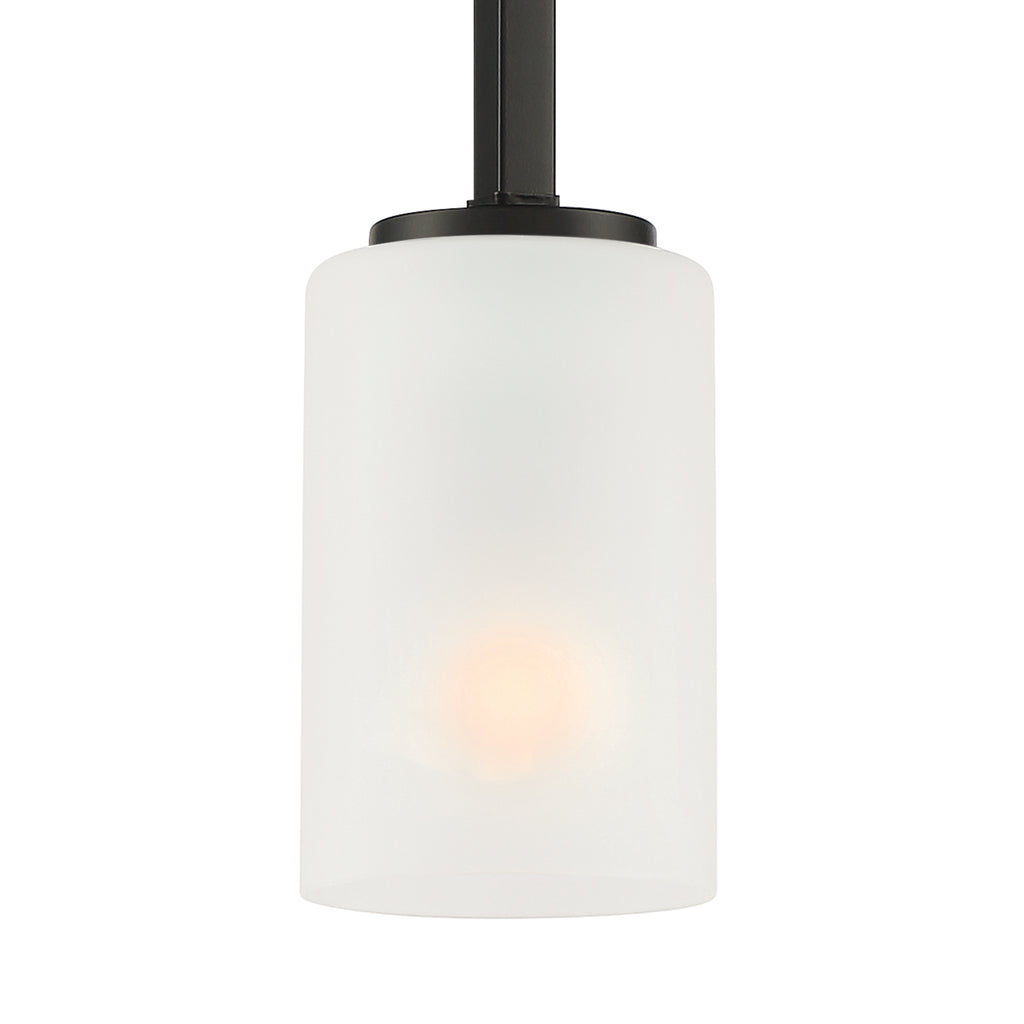 Carmine 1 -Light Matte Black Pendant