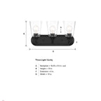 Zane 3 Light Vanity