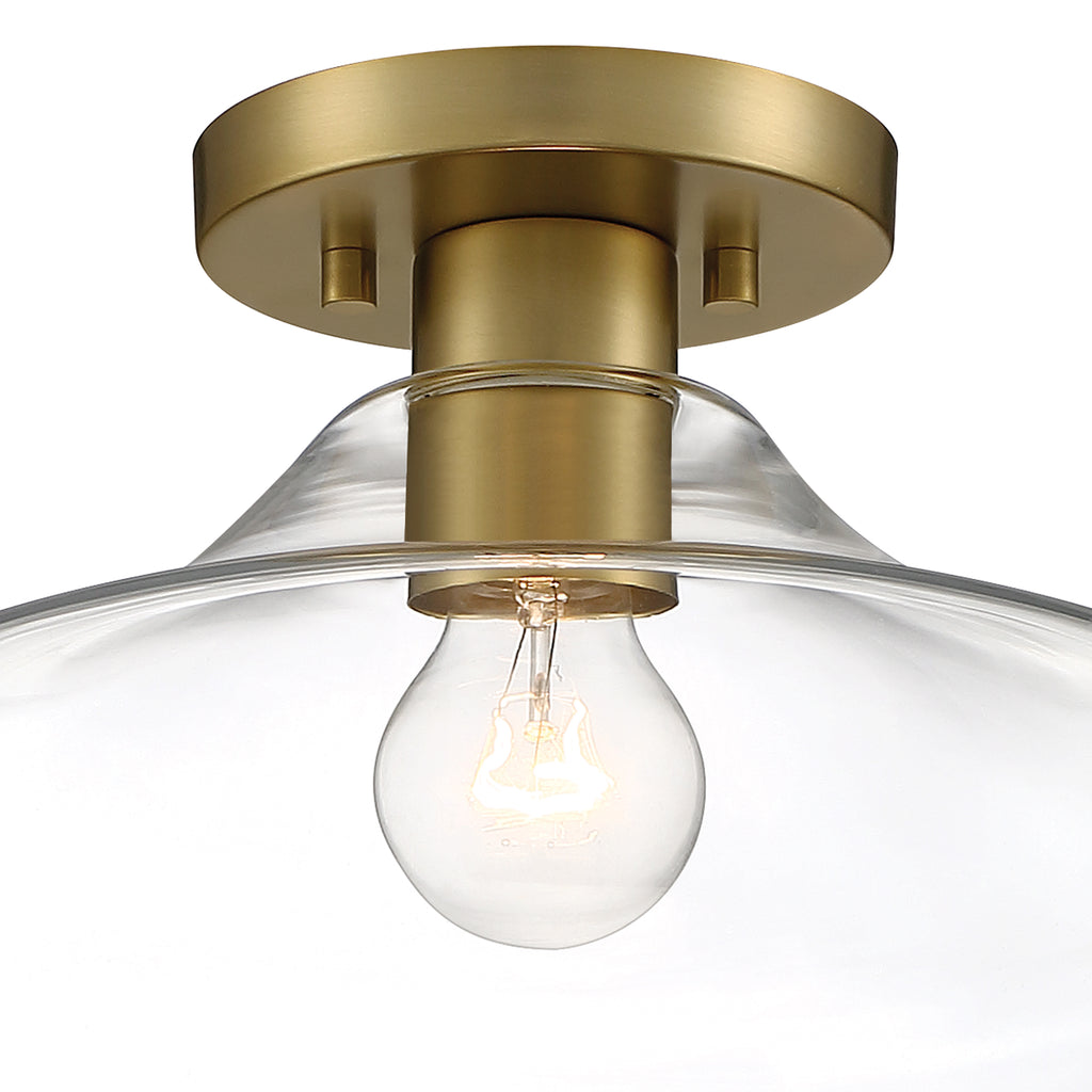 Emma 1 Light Semi Flush