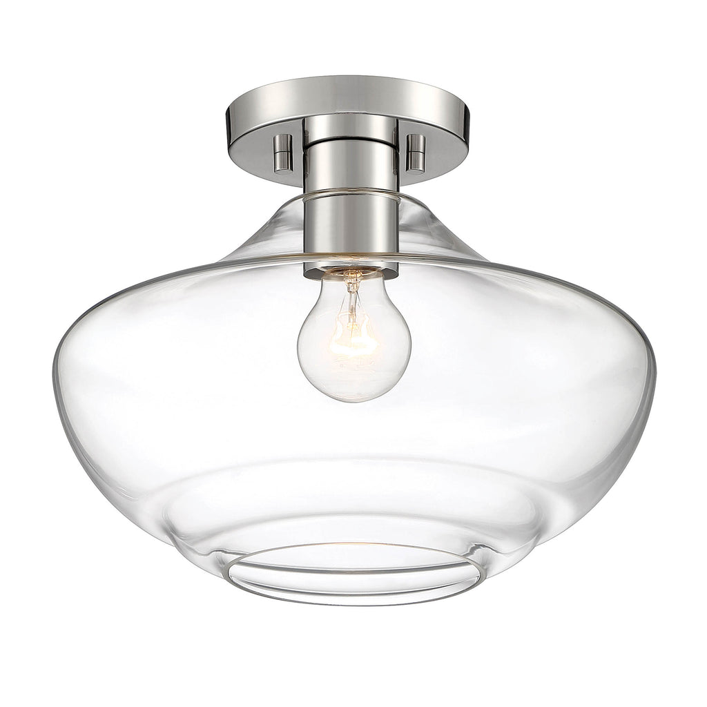 Emma 1 Light Semi Flush