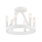 Carousel 6 Light Semi Flush