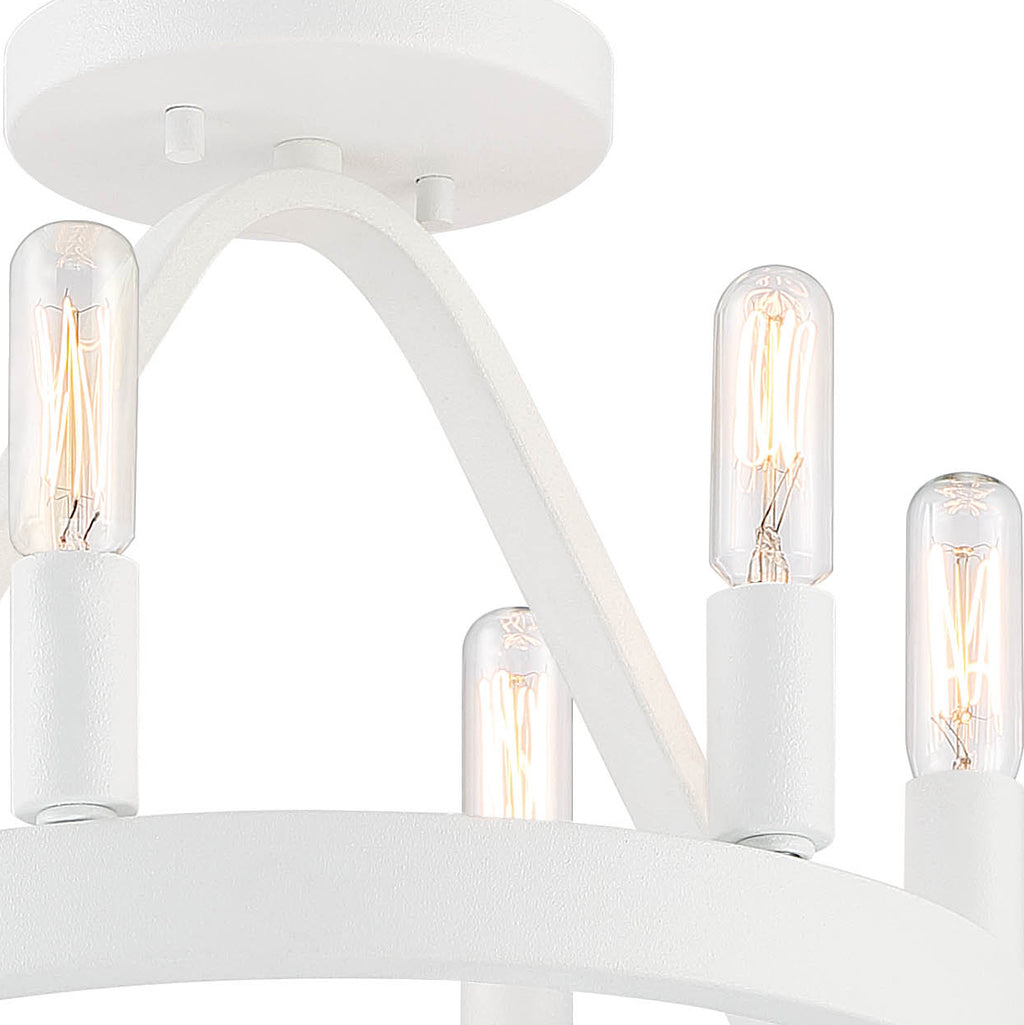 Carousel 6 Light Semi Flush