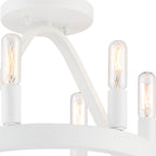 Carousel 6 Light Semi Flush