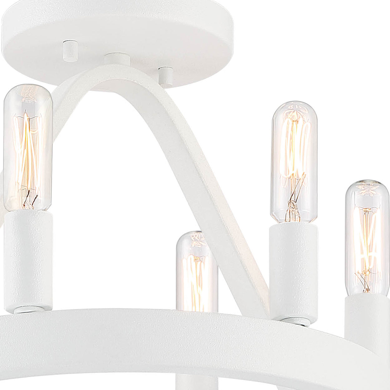 Carousel 6 Light Semi Flush