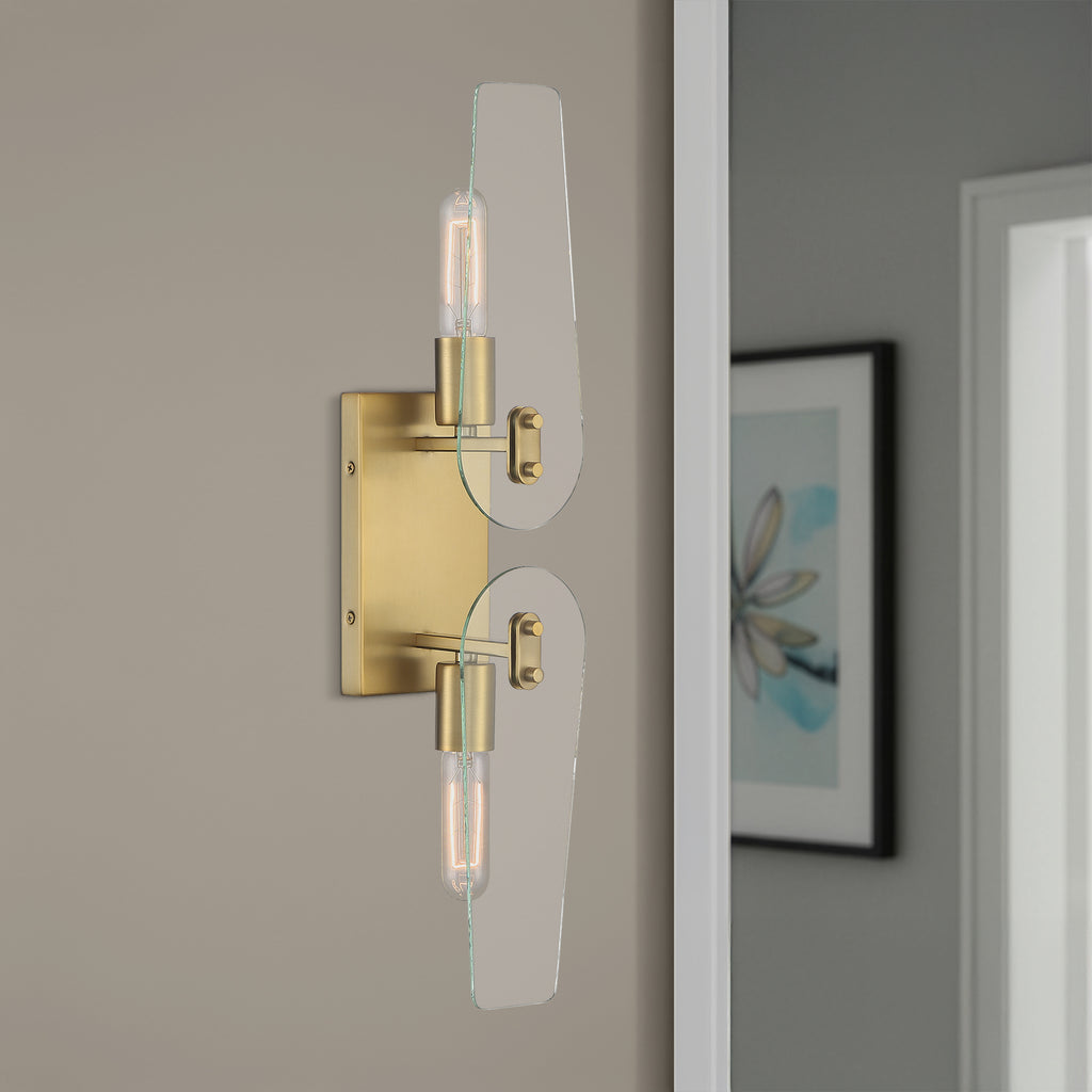 2 Light Wall Sconce