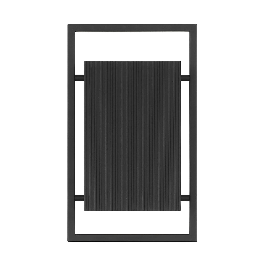 Pine Hills Black Dark Sky 1-Light Outdoor Line Voltage Hardwired Porch Light Wall Sconce with No Bulb Included