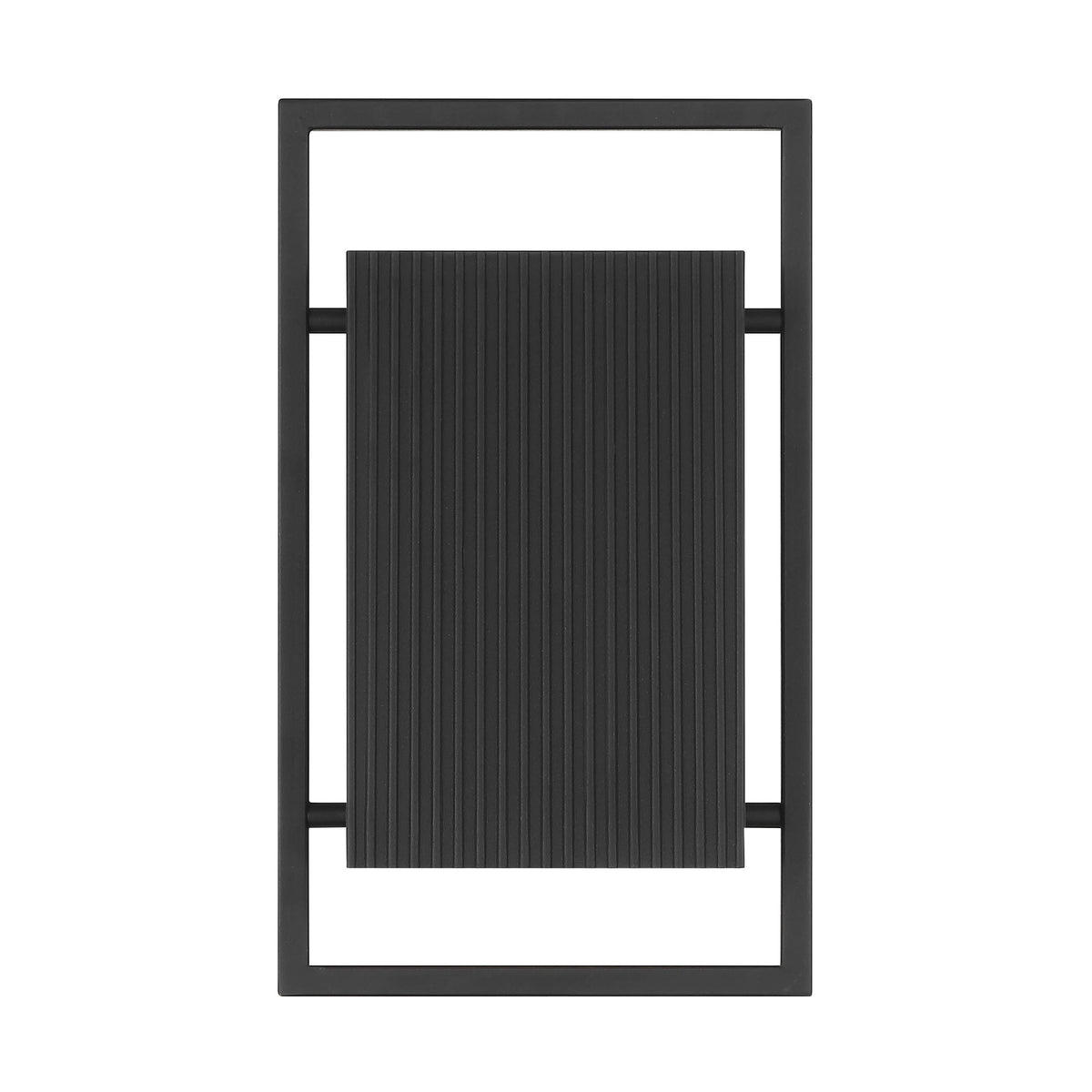 Pine Hills Black Dark Sky 1-Light Outdoor Line Voltage Hardwired Porch Light Wall Sconce with No Bulb Included