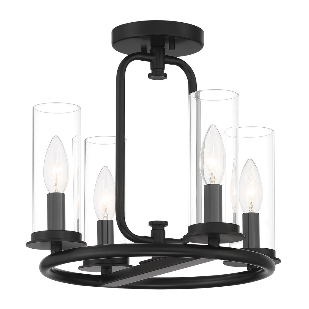 Hudson Heights 4 Light Pendant Convertible