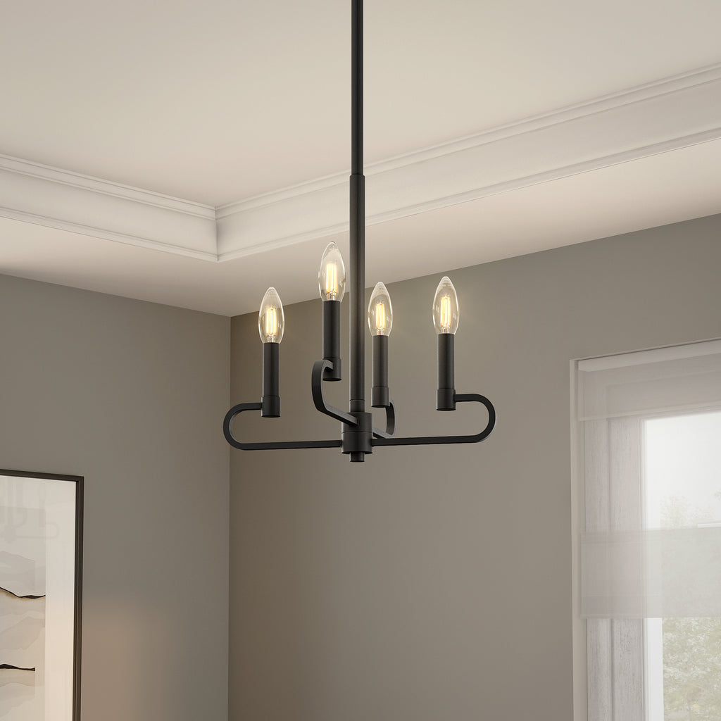 Summit 4 Light Chandelier Convertible