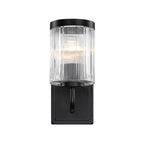Aspen 4.75 in. 1-Light Matte Black Modern Indoor Wall Sconce Light for Bathrooms for Living Rooms