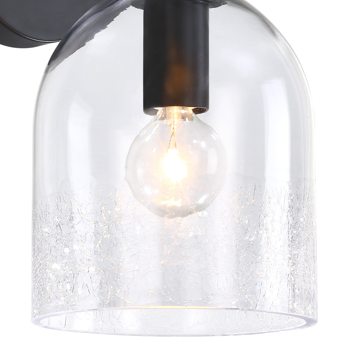 Astra 5.5 in. 1-Light Matte Black Modern Indoor Wall Sconce Light for Bathrooms for Living Rooms