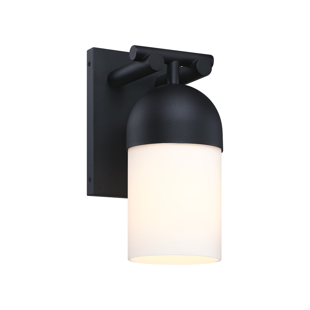 Ever Spring 14 in. 1-Light Black Outdoor Hardwired Wall Light Lantern Porch Sconce No Bulbs Included