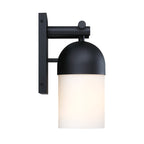Ever Spring 14 in. 1-Light Black Outdoor Hardwired Wall Light Lantern Porch Sconce No Bulbs Included